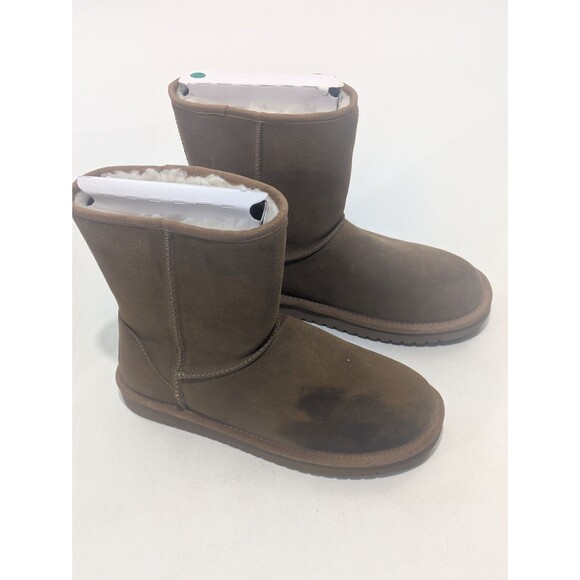 UGG Koolaburra Women’s W Koola Short Chestnut Suede Boots Size 8 - Picture 3 of 8